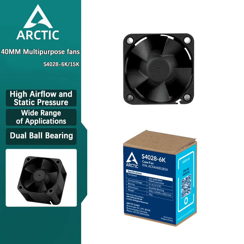 Case Fan Controller - ARCTICS S4028 – wentylator do obudowy